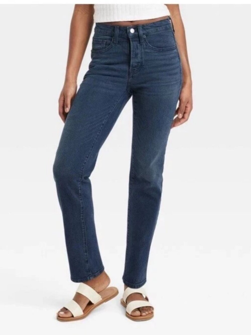 Universal Thread Mid Rise 80s Slim Jeans Dark Wash Size 8R